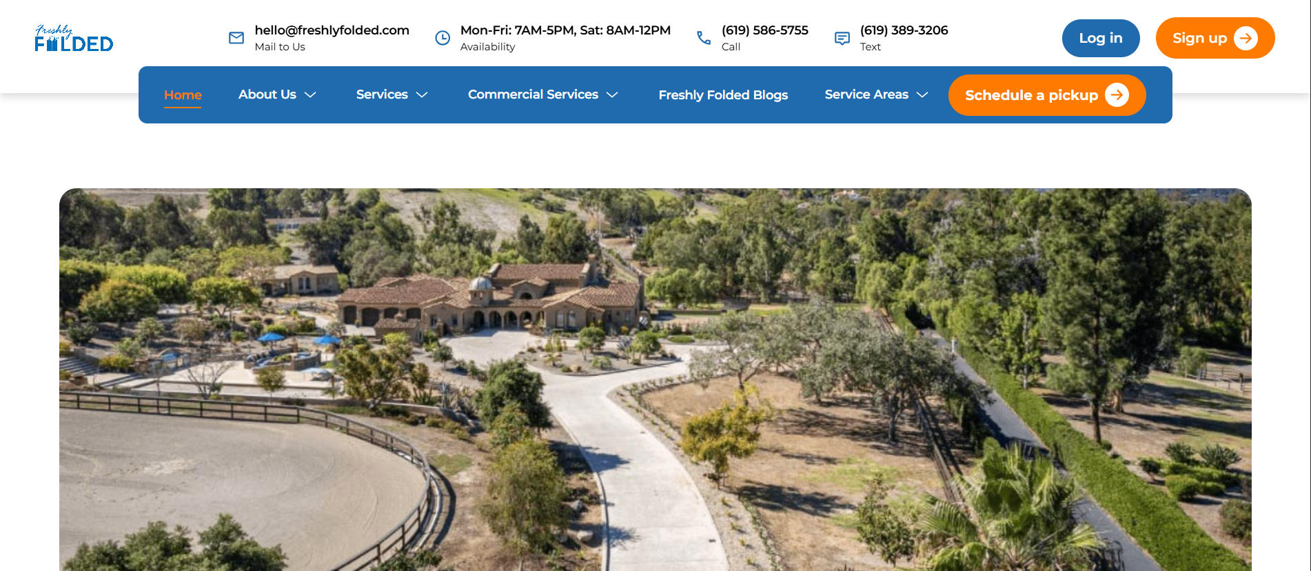 Rancho Santa Fe’s Best Laundry Pickup Service – Stress-Free and Reliable