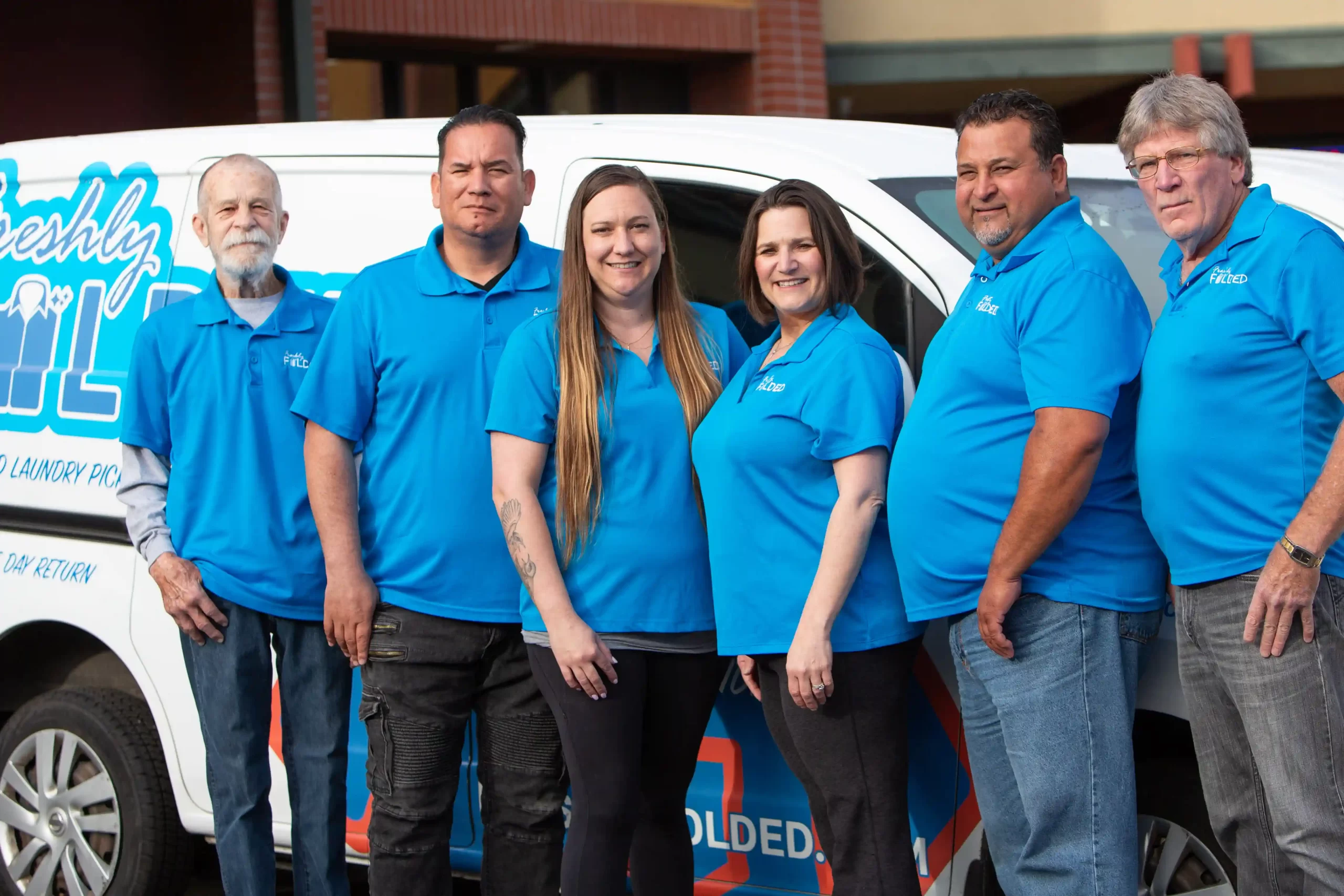 San Diego laundry service team members