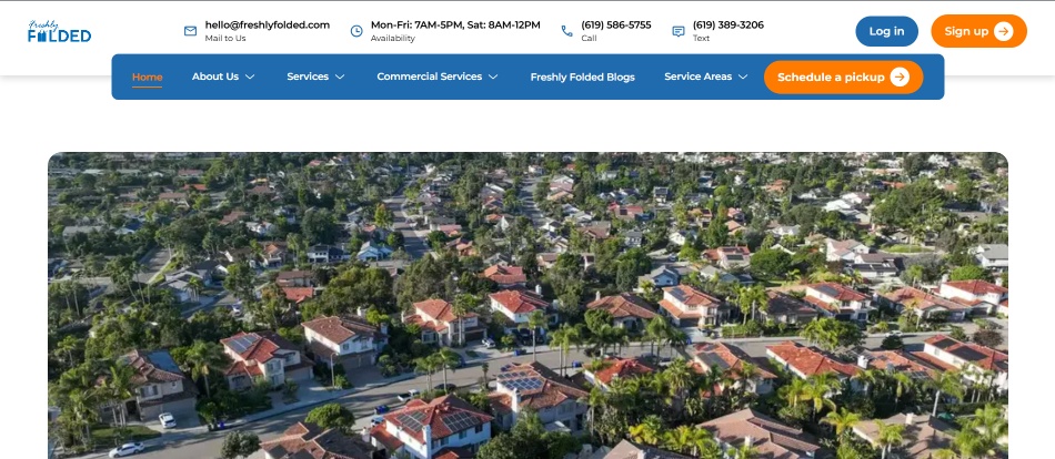 Commercial Laundry Service in Vista
