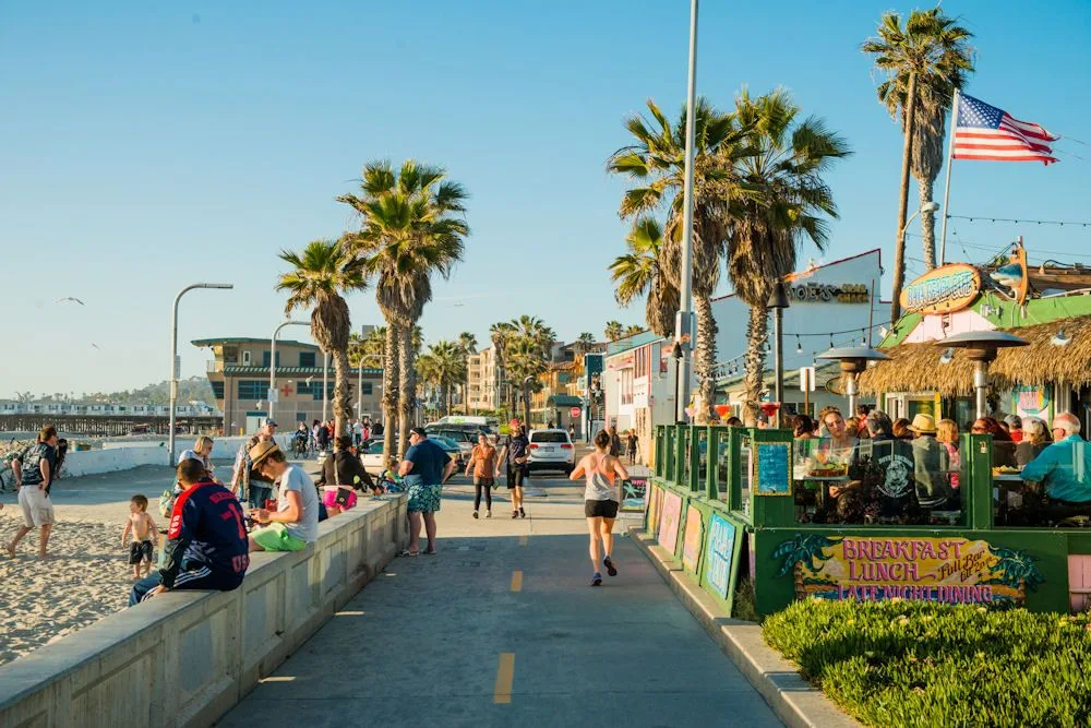 Dry cleaning in Pacific Beach - Boardwalk