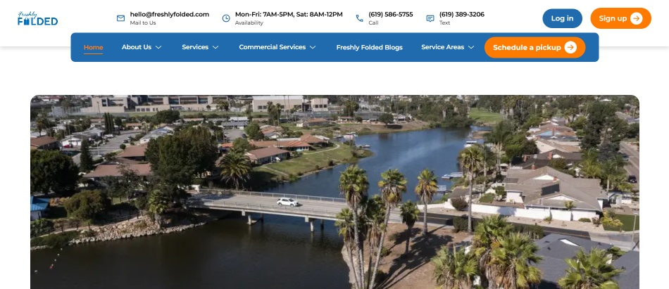 Laundry Pickup and Delivery in San Marcos