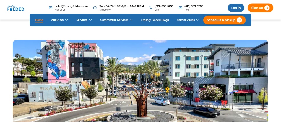 Laundry Pickup and Delivery in Vista