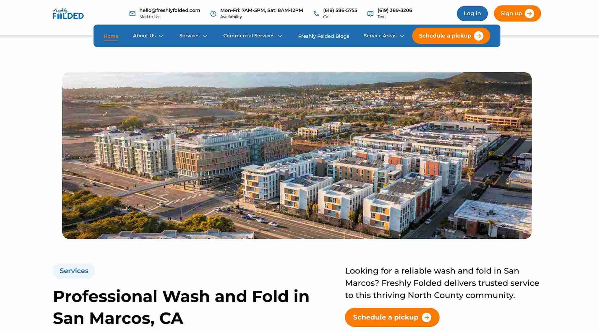 wash and fold in San Marcos