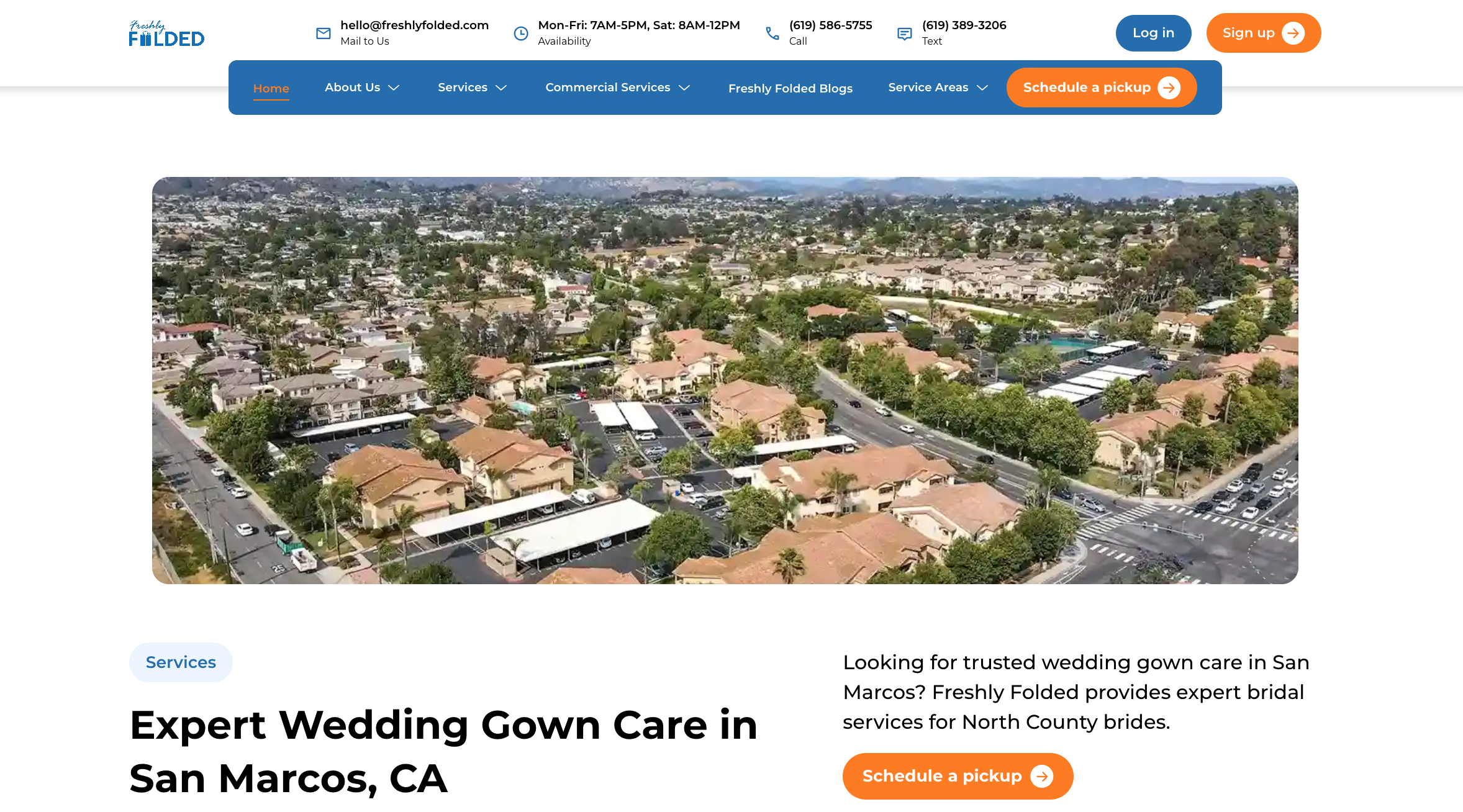 wedding gown care in San Marcos
