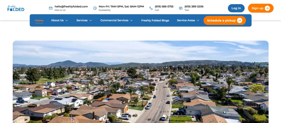 Wash and Fold Laundry Service in Mira Mesa