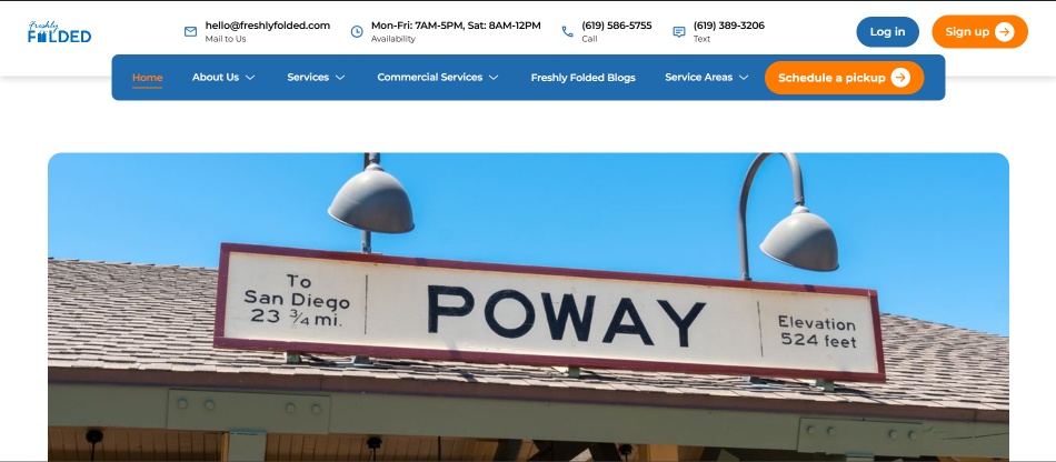 Wash and Fold Service in Poway