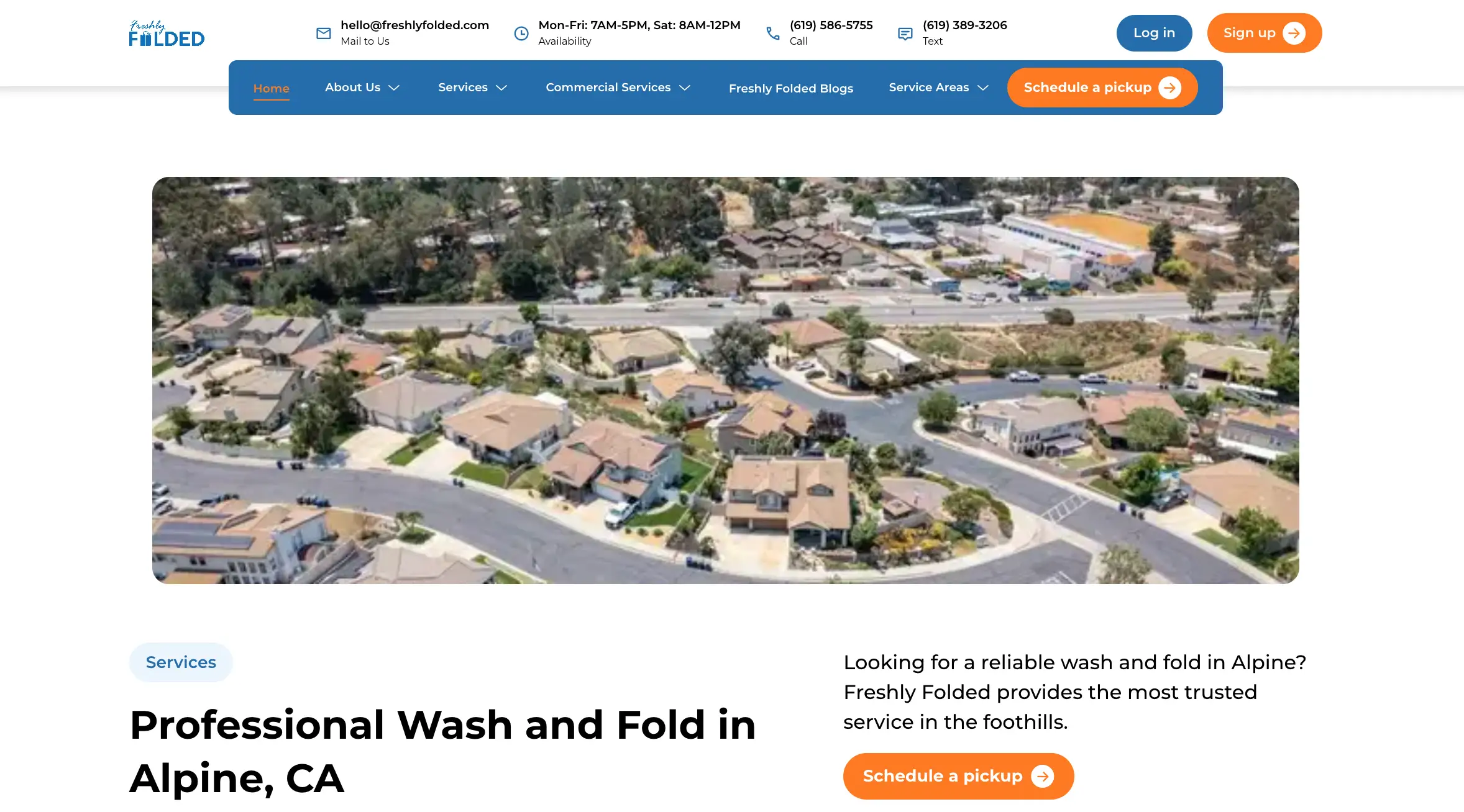 Wash and Fold in Alpine, CA