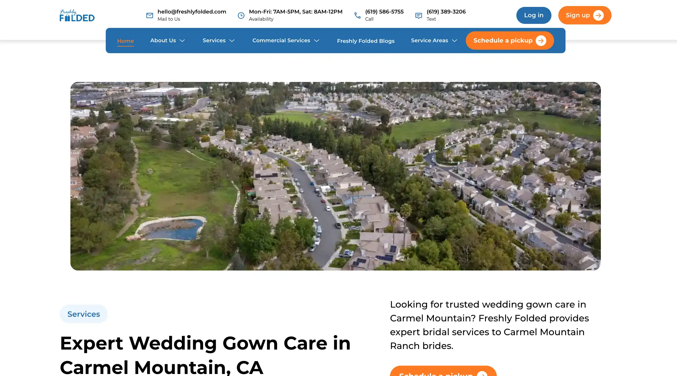 Wedding Gown Care in Carmel Mountain
