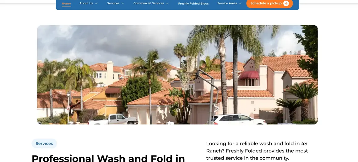 Wash and Fold in 4S Ranch