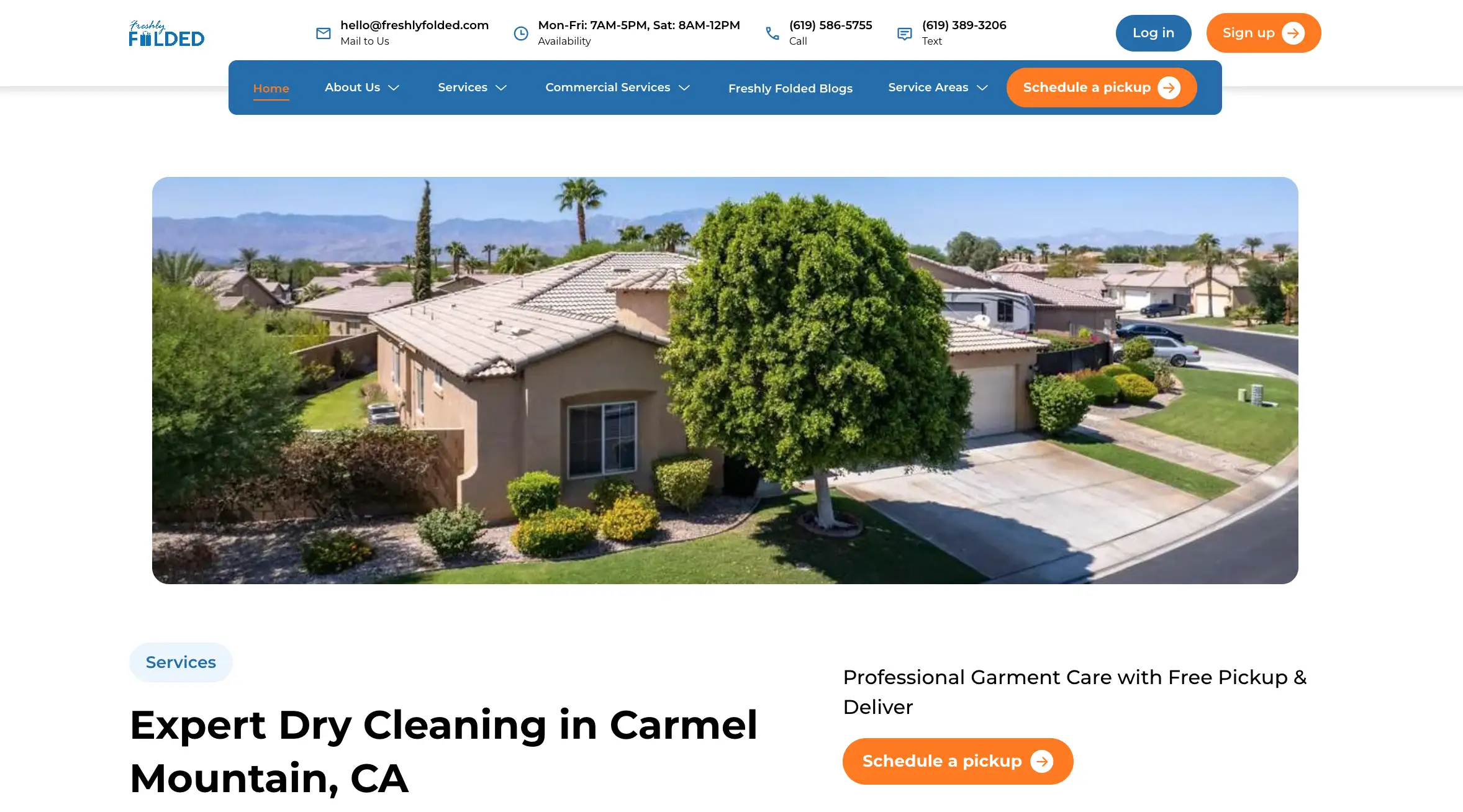 Dry Cleaning in Carmel Mountain