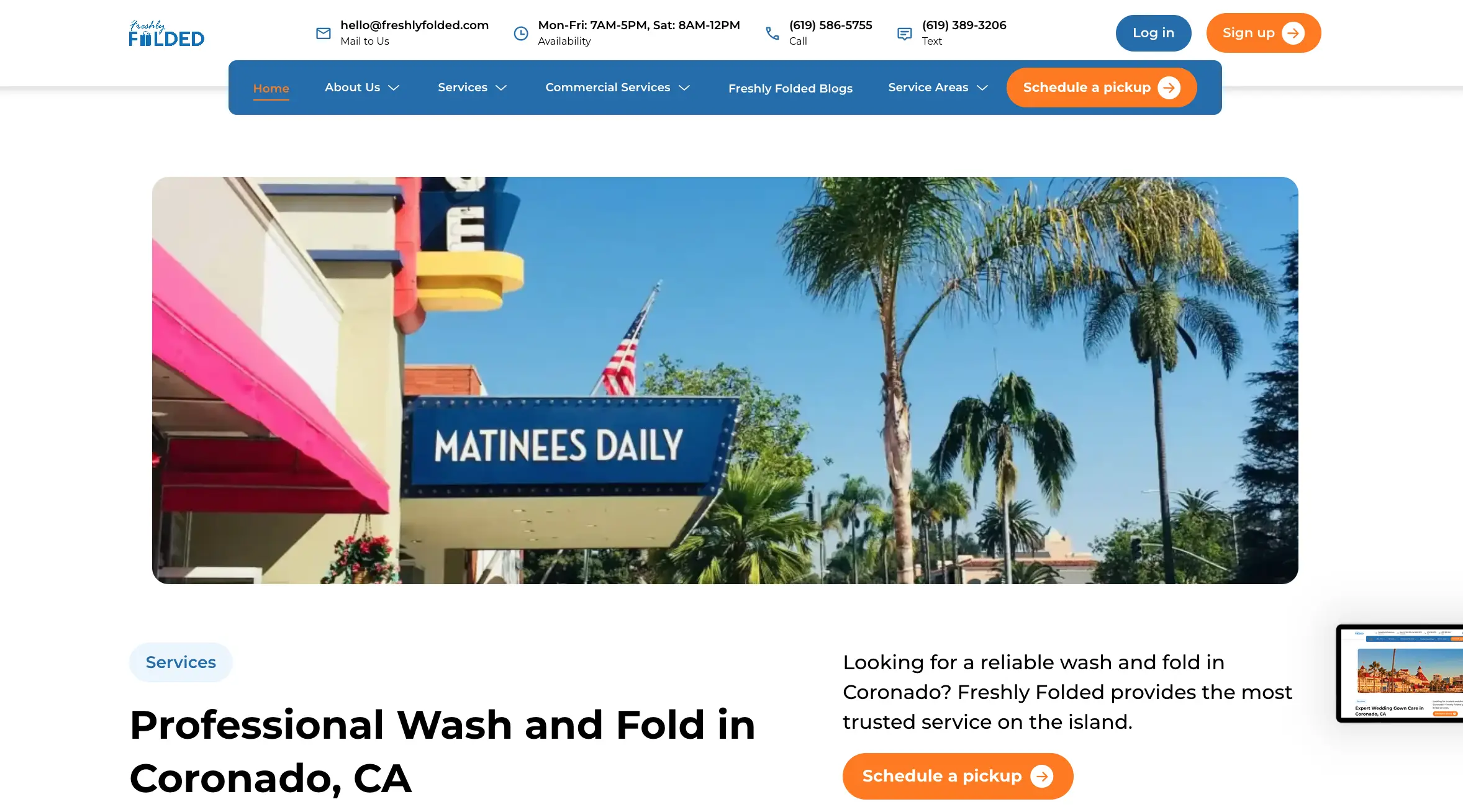 Wash and Fold in Coronado