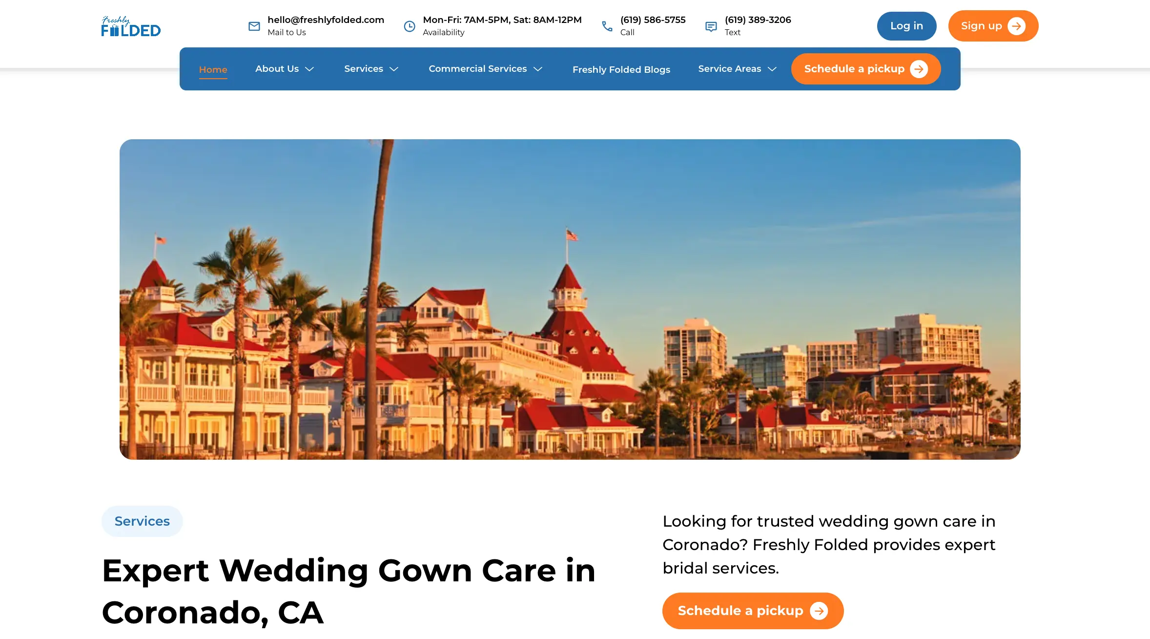 Wedding Gown Care in Coronado