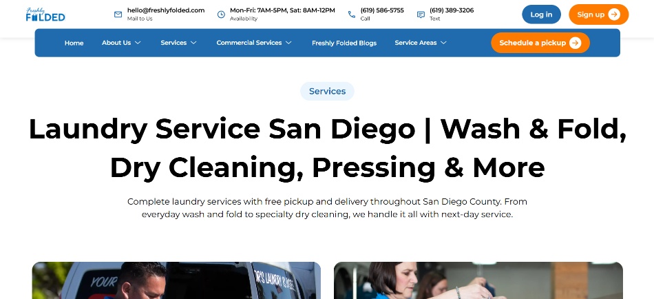 Laundry Service San Diego