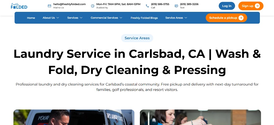 Laundry Service in Carlsbad