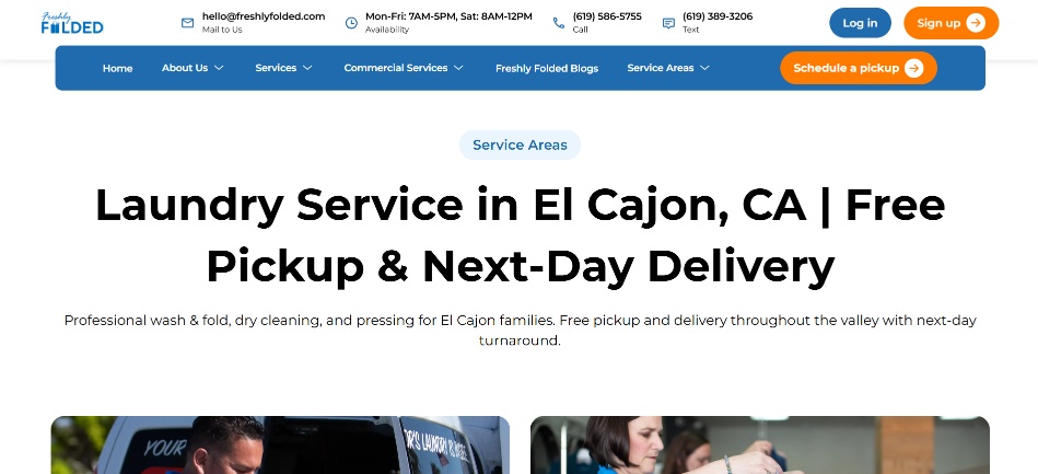 Laundry Service in El Cajon