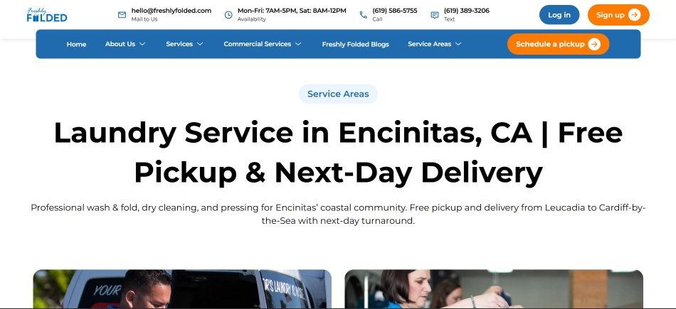 Laundry Service in Encinitas