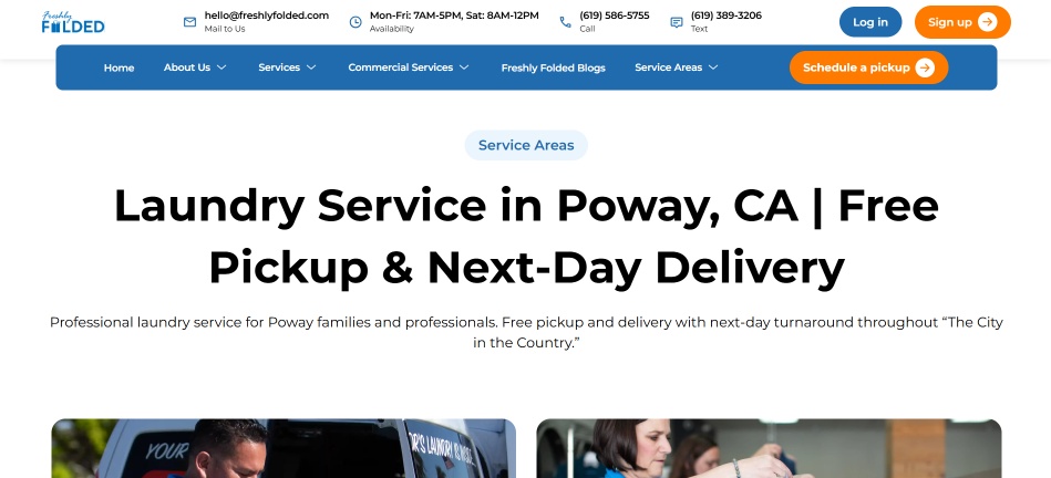 Laundry Service in Poway