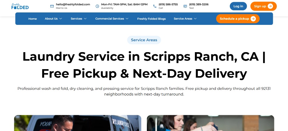 Laundry Service in Scripps Ranch