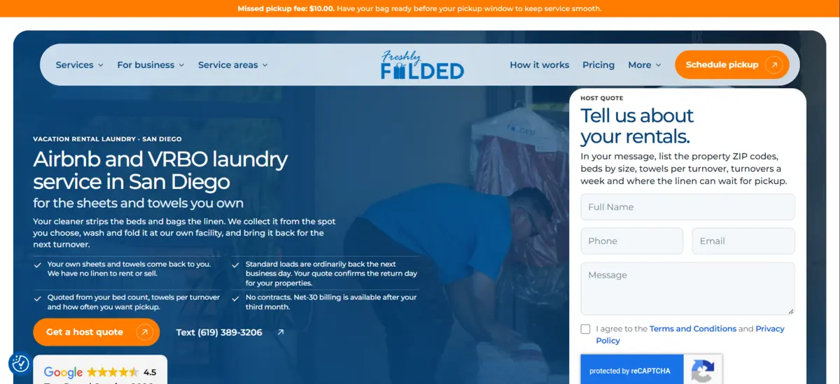 Airbnb Laundry Service San Diego