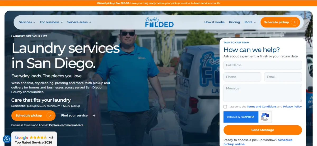 Laundry Services in San Diego