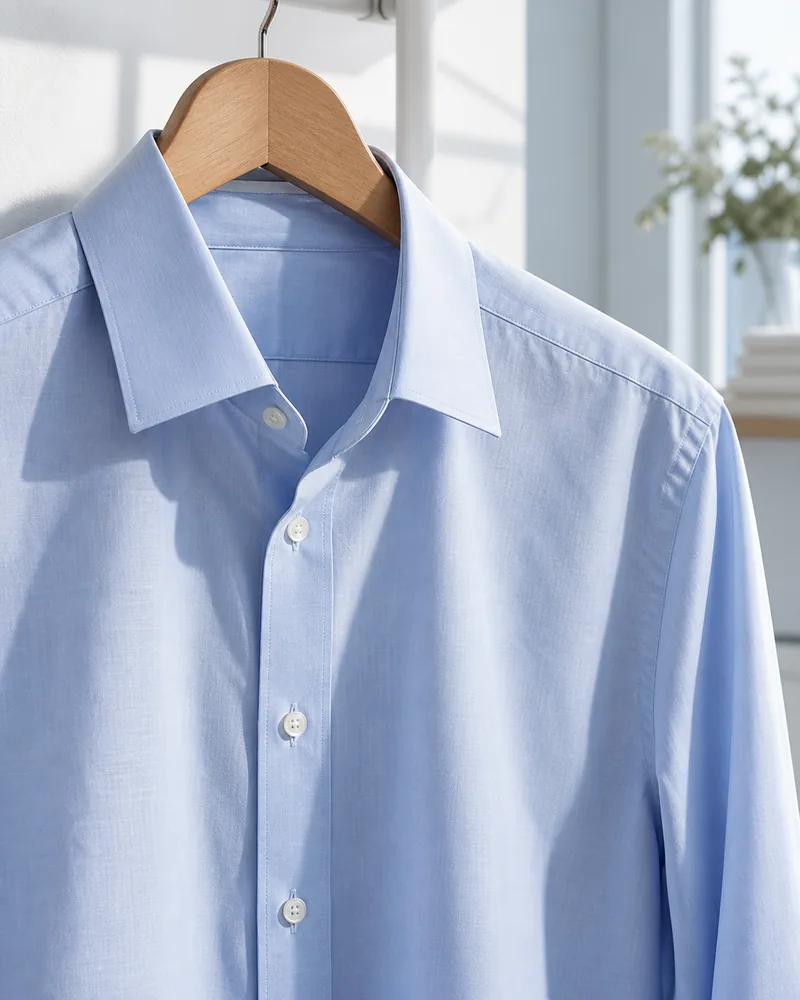 Pressing garment detail